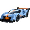 CaDA lenktynininko konstruktoriaus kaladėlės, „Phantom Velocity Race Car“ sportinis automobilis, 165 detalės