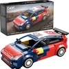 CaDA konstruktoriaus kaladėlės lenktyniniam automobiliui „Citroen C4 WRC“ lenktyniniam automobiliui Sportinis automobilis 296 detalės