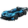 CaDA statybiniai blokai „Racer“ nuotoliniu būdu valdomas lenktyninis automobilis „Bluefire Spectre“ sportinis automobilis, 421 detalė, RC