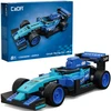 Konstruktorius CaDA lenktyninis automobilis Circuit Racing Car Mėlyna 123 elementai