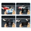 Klocki konstrukcyjne CaDA wyścigówka Samochód wyścigowy zdalnie sterowany Toyota GR Supra GT4 356 dalys RC