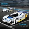 CaDA konstruktoriaus kaladėlės lenktyninis automobilis 50 cm 1:10 Mazda 787B sportinis automobilis 1797 detalės