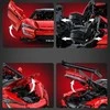 CaDA statybinių blokų lenktyninis nuotolinio valdymo lenktyninio automobilio programėlė BYD YangWang U9 sportinis automobilis, 3671 detalė