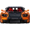 CaDA statybiniai blokai Nuotoliniu būdu valdomas automobilis 56 cm oranžinės spalvos automobilių lenktynės Mazda RX-7 3305 dalys RC