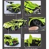 CaDA statybiniai blokai Nuotoliniu būdu valdomas automobilis 32 cm Car žalia Sportscar 453 RC Elements