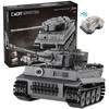 CaDA kaladėlės Nuotolinio valdymo rutulinis tankas Važiuoklė military Tiger Tiger RC 925 dienos