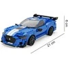 CaDA konstruktorius-nuotoliniu būdu valdomas lenktyninis automobilis „Blue Knight 500“ (C51077W)