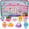 Spin Master Gabby's Dollhouse Movie didelis 12 mini figūrėlių + 3 stovai rinkinys