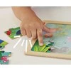 Fisher Price Spalvinga medinė dėlionė Vabzdžiai miške 10 dalių