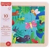 Fisher Price Spalvinga medinė dėlionė Vabzdžiai miške 10 dalių