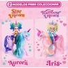 Magic Box KookyLoos Star Aurora lėlė + vienaragis su plaukais + priedai