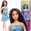 Mattel Lėlė Barbie Fashionistas Brunetka su pasemkami i sukienką w motyle