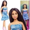 Mattel Lėlė Barbie Fashionistas Brunetka su pasemkami i sukienką w motyle