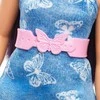Barbie Barbė - Fashionista lėlė, džinsinė drugelio suknelė (HyT89)