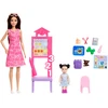 Mattel Lėlė Barbie Kariera Nauczycielka przedszkola uczennica + priedai