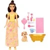 Mattel BELLA Lėlė Disney Princesė Gražuolė ir Pabaisa Belė ir šuo vonioje
