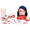 MIRACULOUS lėlės galva puošimui Ladybug Deluxe, 50247