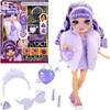 MGA Lėlė 121404-EUC Rainbow High Creative Crystals mados lėlė - violetinė