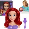 justplay Lėlės galvutė skirta šukuoti ir formuoti plaukus Princess Disney Ariel The Little Mermaid + šepetys