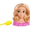 Almarina Lėlės galvutė šukavimui ir plaukų formavimui Princess Disney Rapunzel Tangled +šepetys