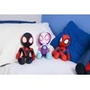 Mattel Marvel talismanas Spiderman Miles Morales pliušinis žaislas 25 cm su švytinčiomis tamsoje akimis