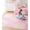 Humbi putplasčio kilimėlis 180x60, didelė putplasčio dėlionė, atspari vandeniui, saugi, 3 vnt. Geltonas