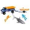 „Matchbox Adventure MBX Ocean“ gelbėjimo rinkinys, gelbėjimo transporto priemonės + priedai