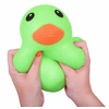 Minkštas sensorinis žaislas Žalia antis Squishy Gniotek antistresinis 17 cm