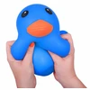Minkštas sensorinis žaislas Mėlyna antis Squishy Gniotek antistresinis 17 cm