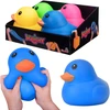 Minkštas sensorinis žaislas Mėlyna antis Squishy Gniotek antistresinis 17 cm