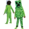 Minecraft berniuko karnavalinis kostiumas, šliaužiančiojo kostiumo maskuotė 127–136 cm (7–8 metai)