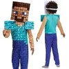 Minecraft Steve Plus kostiumas 4-6 metai