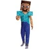 Minecraft Steve Plus kostiumas 4-6 metai