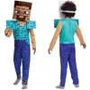 Minecraft Steve Plus kostiumas 7-8 metai