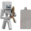 Minecraft figūrėlių rinkinys Redstone įkrautas skeletas serija 9 cm + priedai