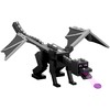 Minecraft Ender Dragon Attack figūrėlių rinkinys „Drakono kvėpavimas“ 55 cm
