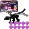 Minecraft Ender Dragon Attack figūrėlių rinkinys „Drakono kvėpavimas“ 55 cm