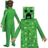 Minecraft berniuko karnavalinis kostiumas, šliaužiančiojo kostiumo maskuotė 127–136 cm (7–8 metai)