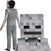 Minecraft Skeleton Baltas Skeleto karnavalinis kostiumas berniukui 137-149 cm (10-12 metų)
