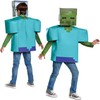 Almarina Minecraft karnavalinis kostiumas berniukui, zombiui, 110-122 cm (4-6 metai)