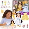 Jakks Disney gražuolė ir pabaisa Belle mini lėlė 16 cm + priedai