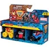 Monster Jam komplektas 3 auta Mini Jams Marvel Winter Soldier Kapitonas Amerika Karo mašina