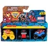 „Monster Jam“ žaislai 3 dalių rinkinys „Mini Jam“ Marvel Thor Juodoji pantera Geležinė Man