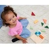 Levenya Medinė dėlionė „Montessori“, 13 detalių, kvadratai, trikampiai, stačiakampiai
