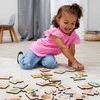 KIK Montessori spalvinga medinė dėlionė Vaisiai ir daržovės 34 detalės
