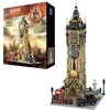 Pantasy Steampunk Clock Tower Big Ben statybiniai blokai 2424 vnt