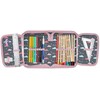 paso Penal without tools. 19.5 cm x 3 cm. pink/pilkas