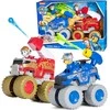 Paw Patrol Marshall I Chase visureigių gelbėjimo ratukų rinkinys + figūrėlės