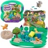 Kinetic Sand Diggin' Dog Park lagaminų rinkinys Kinetic Sand Dog Digging Park + priedai