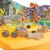 Piasek kinetyczny Plac Budowy Kinetic Sand 793g + priedai